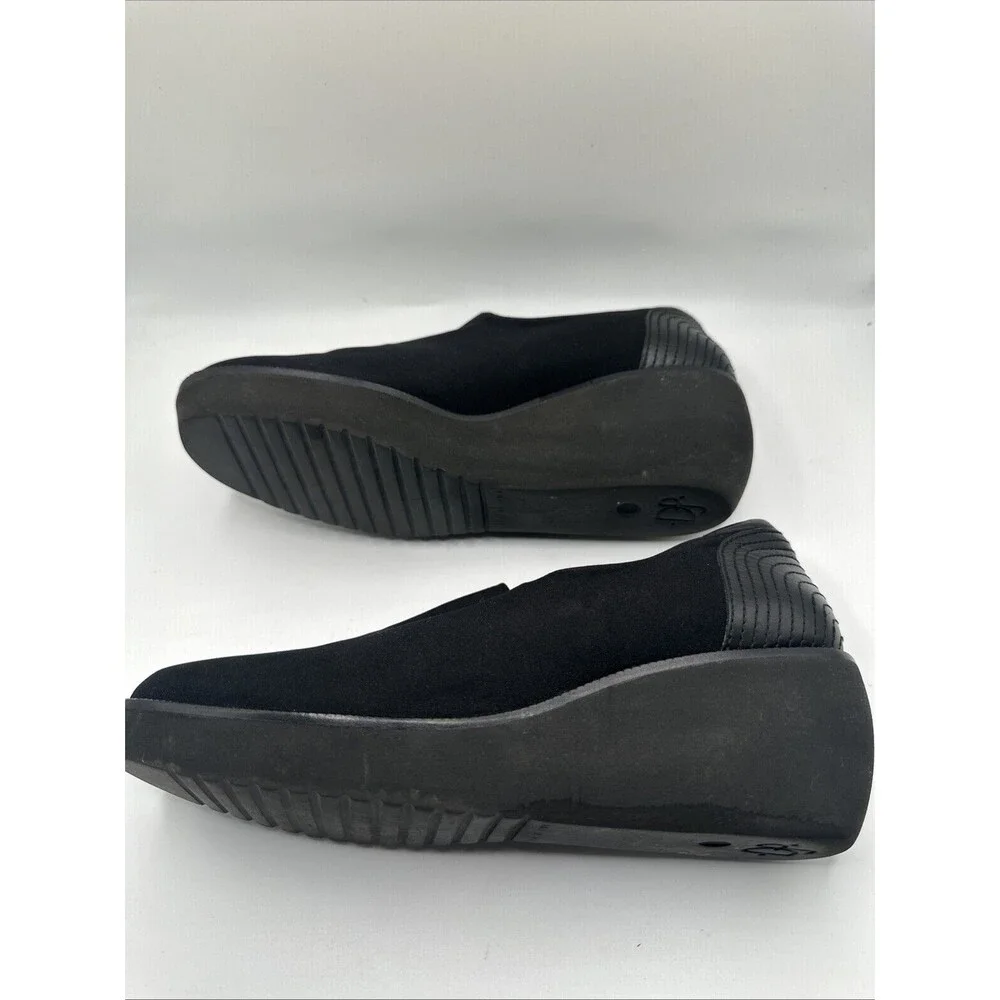 Donald J. Pliner Women’s Black Slip On‎ Wedge Comfort Shoes Size 8.5 M